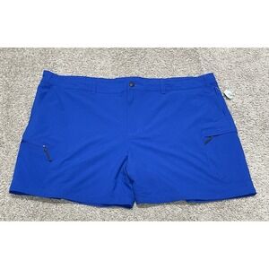 Magellan Pro Fishing Shorts Cargo With Cutter Button Size 3XL 50" Blue NEW